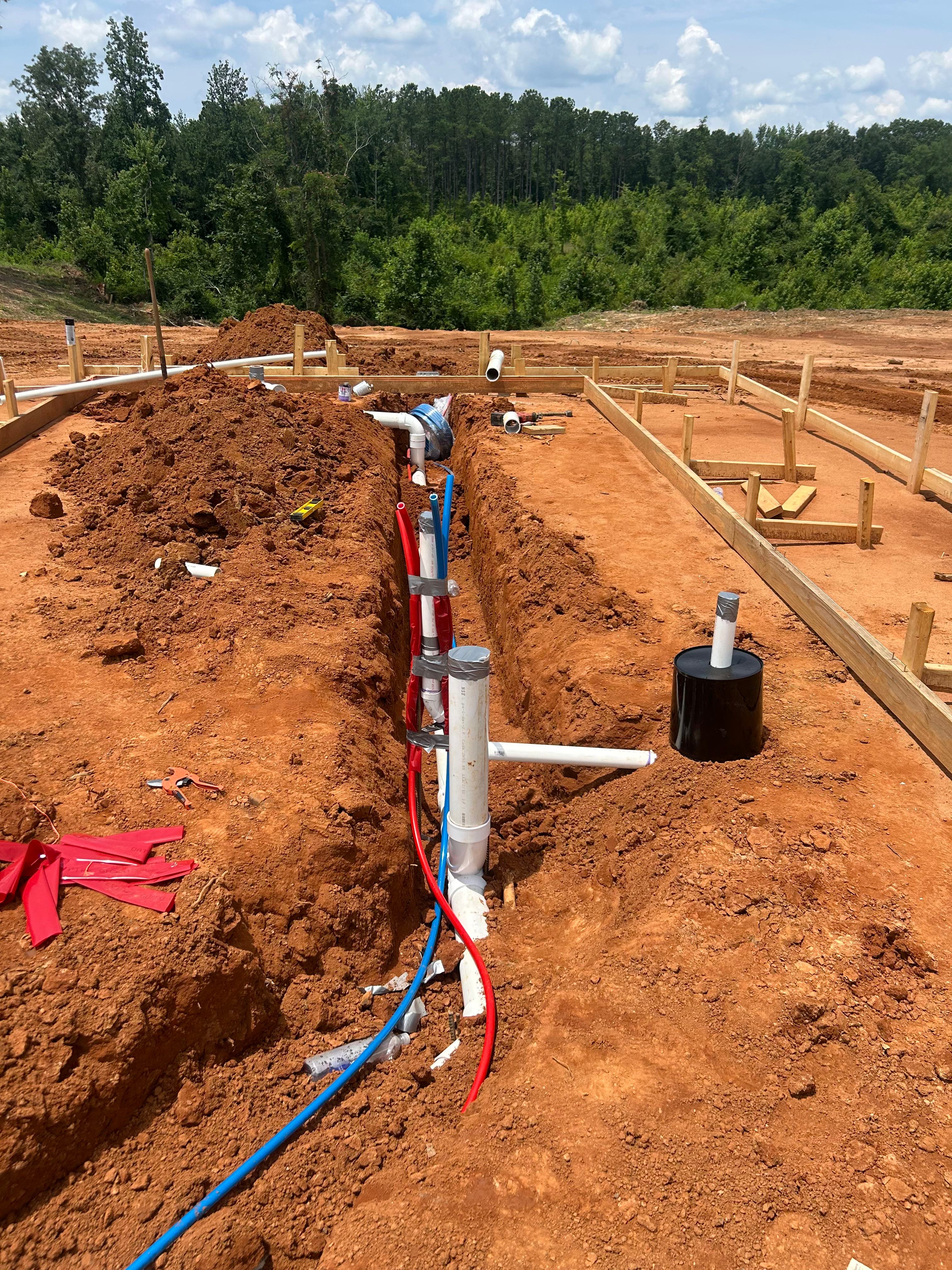 Ramey's Plumbing — Septic project