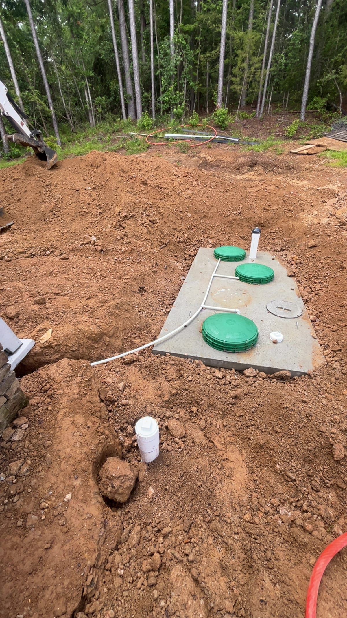 Ramey's Plumbing — Septic project