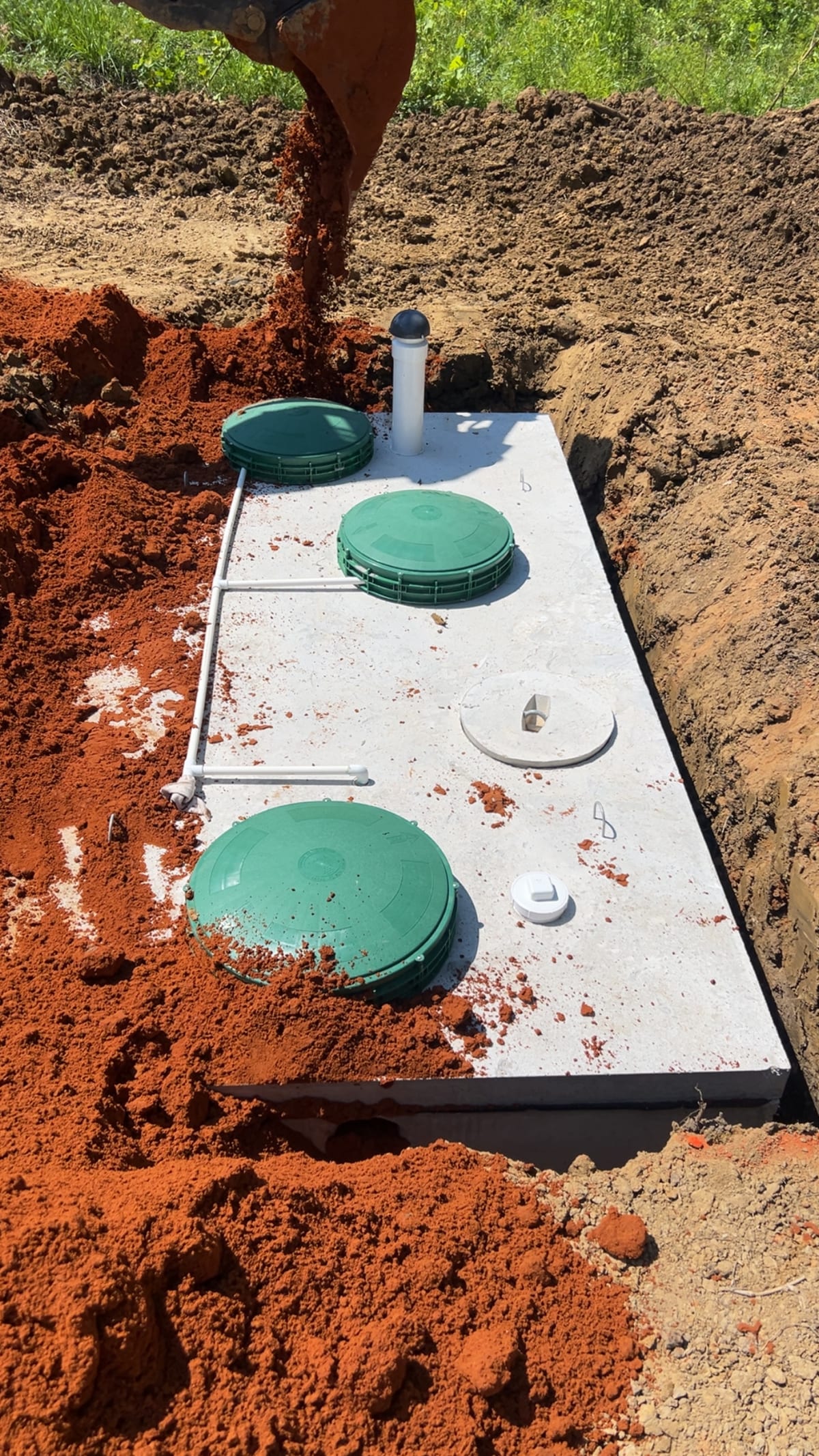 Ramey's Plumbing — Septic project