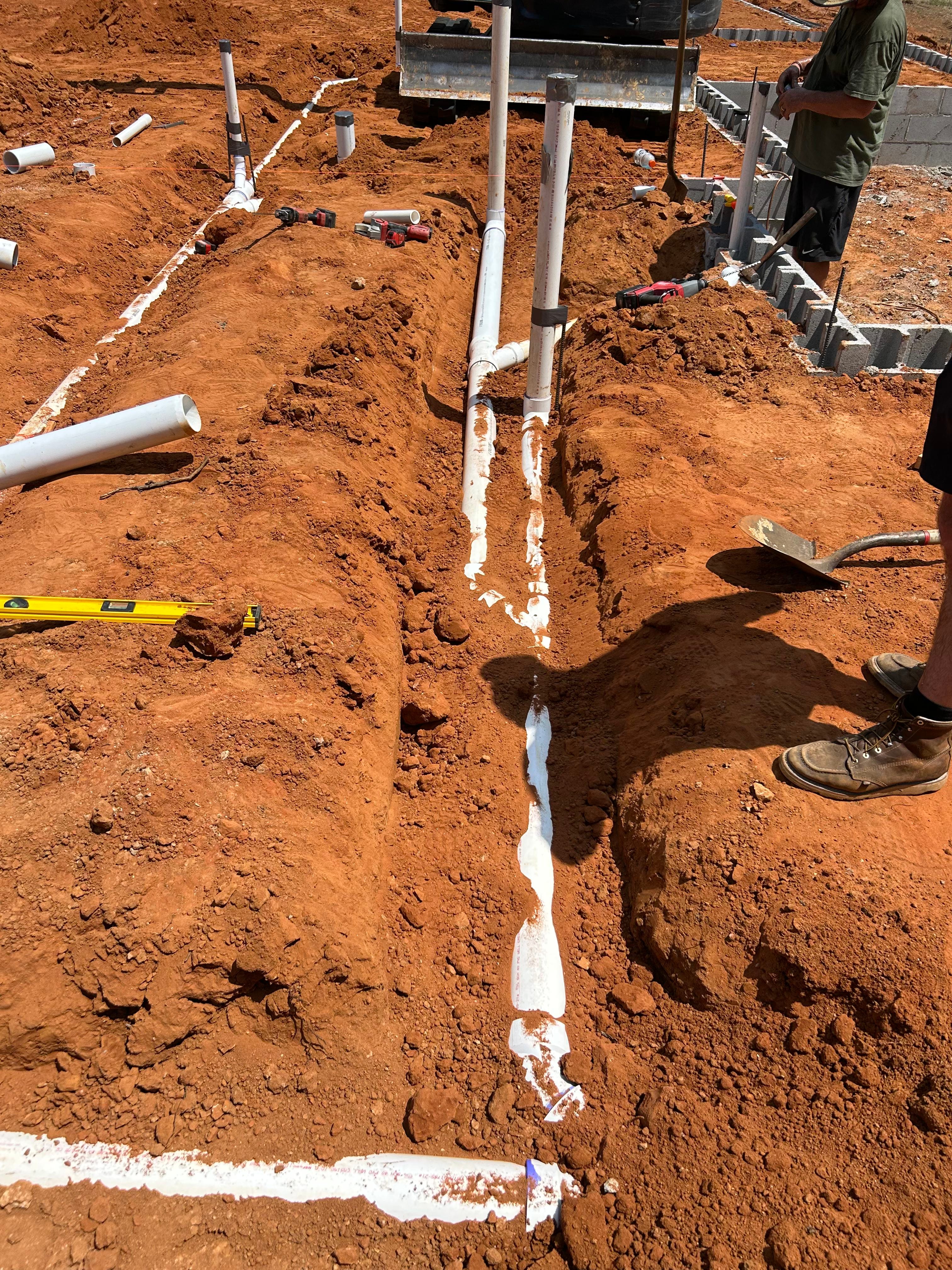 Ramey's Plumbing — Septic project