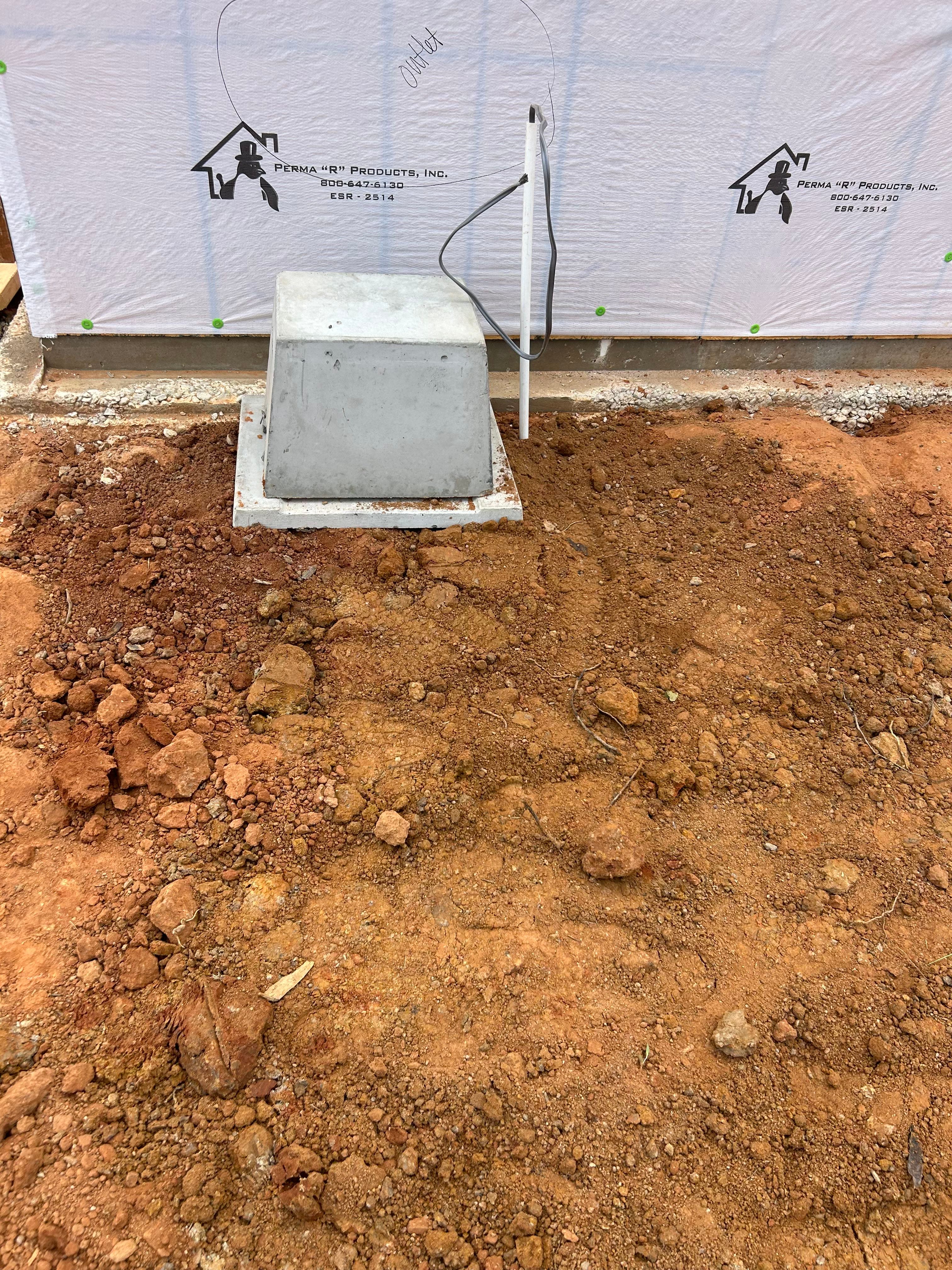 Ramey's Plumbing — Septic project