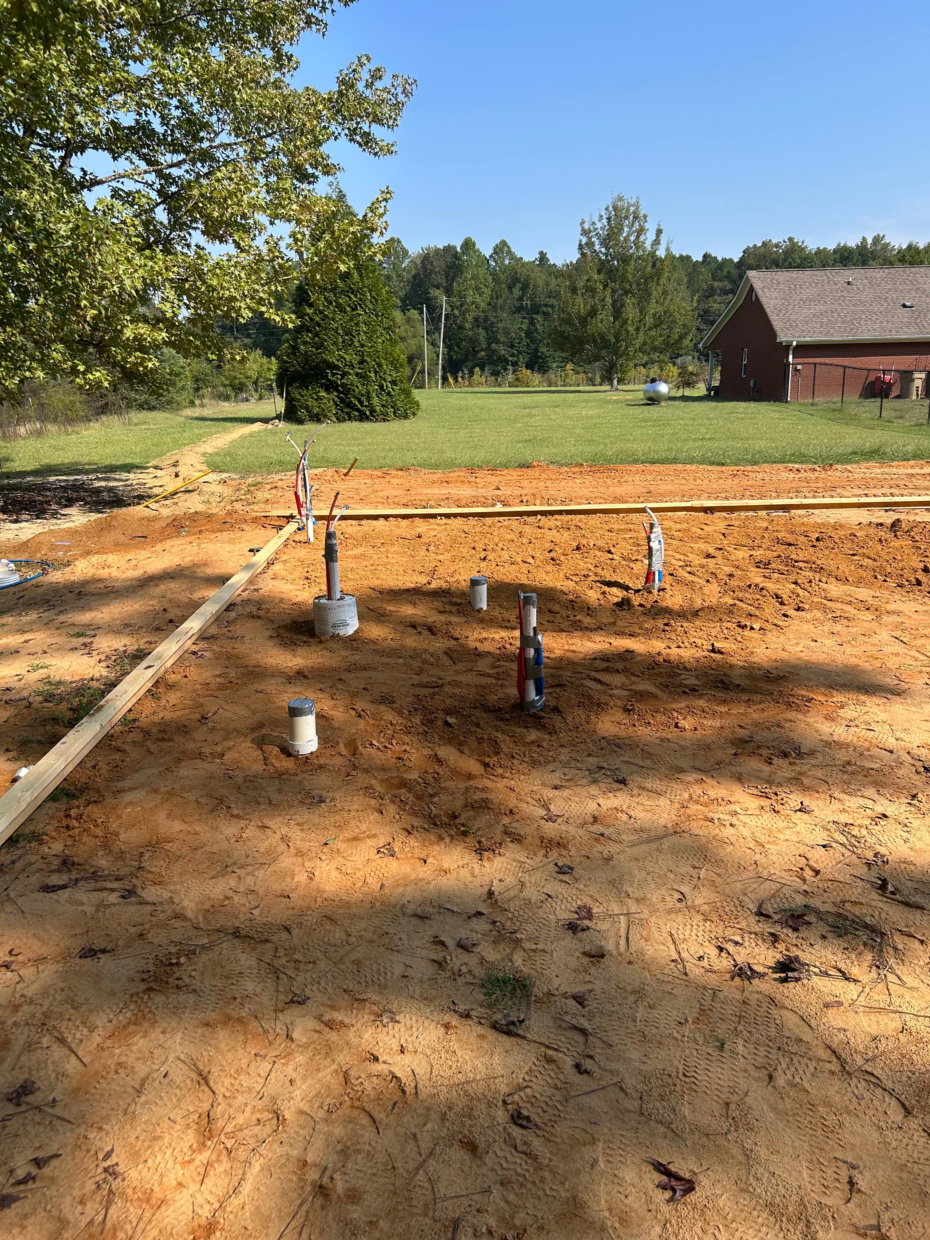 Ramey's Plumbing — Septic project