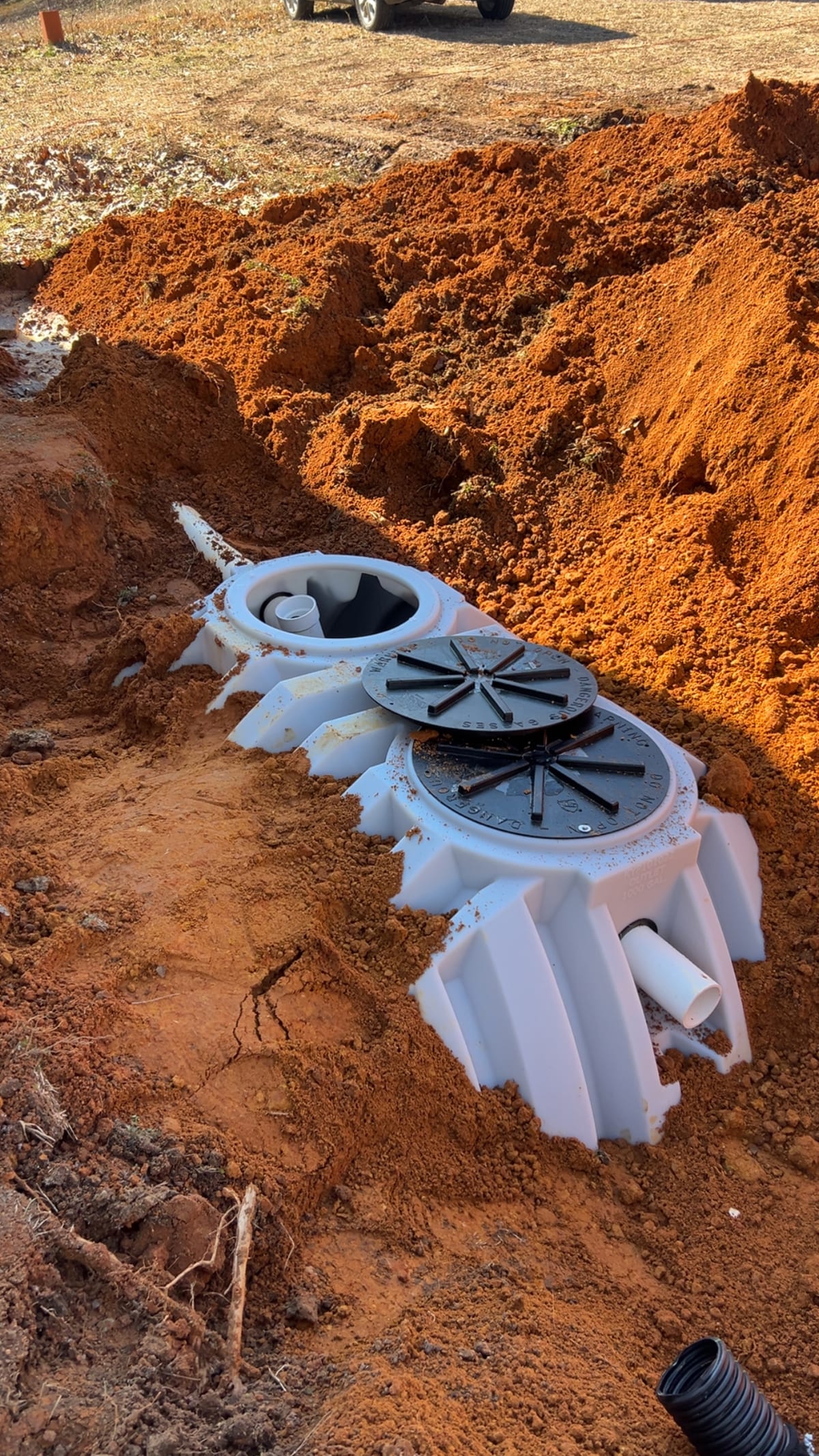 Ramey's Plumbing — Septic project